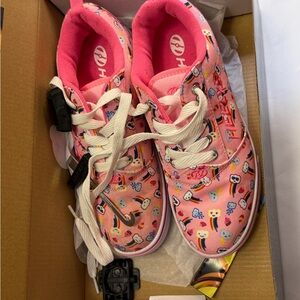 Heelys Pink and White Kids Sneakers